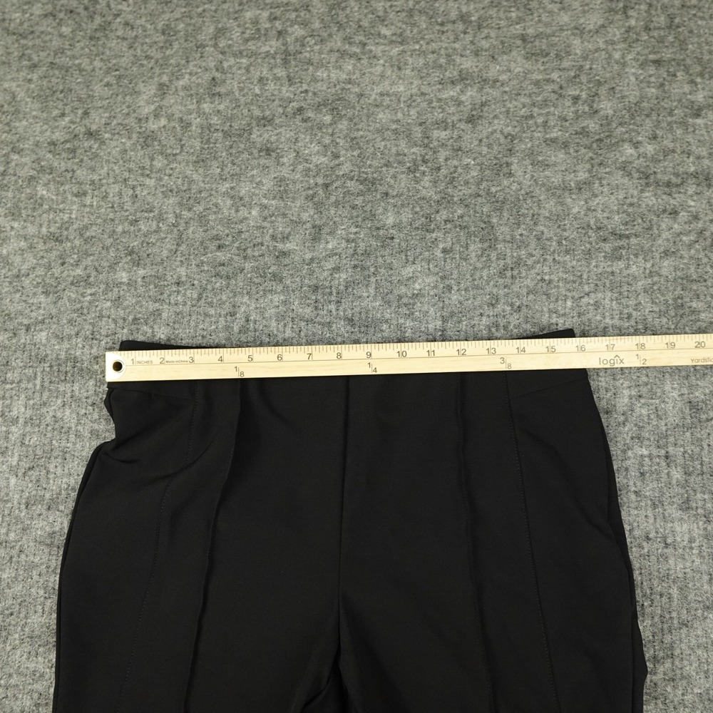 Lafayette 148 New York Pants Womens 10 Black Gramercy Acclaimed Stretch Straight - Picture 8 of 9
